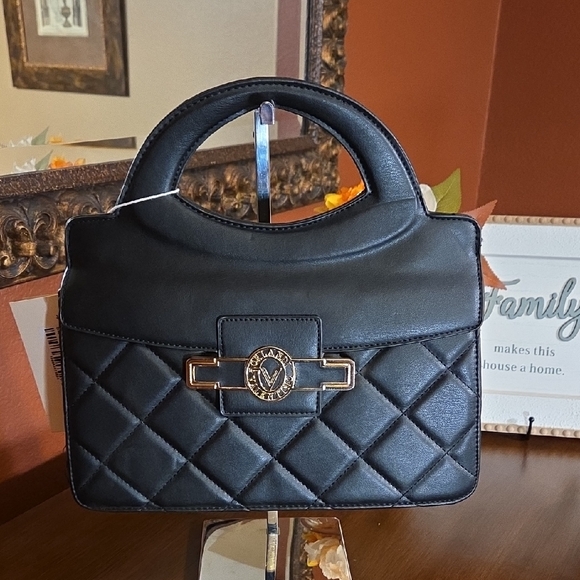 Valentino Orlandi Handbags - Valentino Orlandi Elegant Black Cross Body Bag-NWT